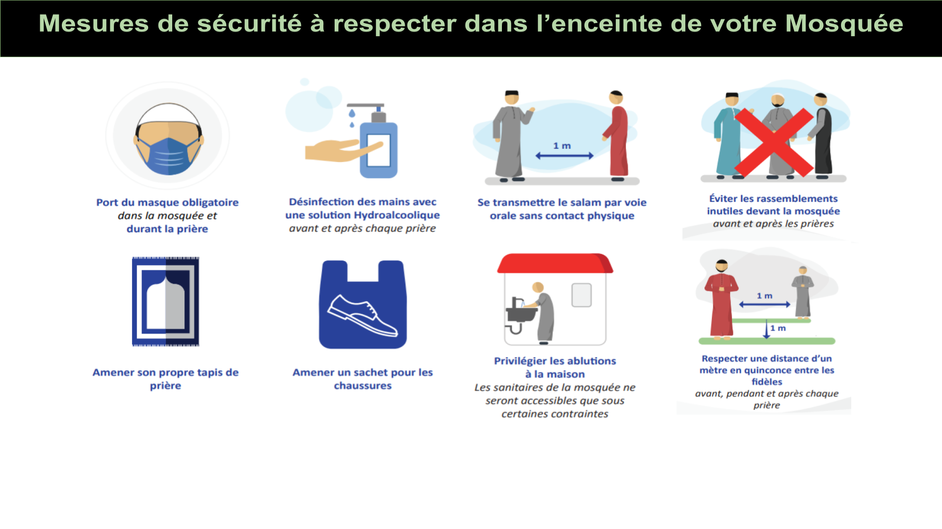 Mesures de sécurité COVID 19