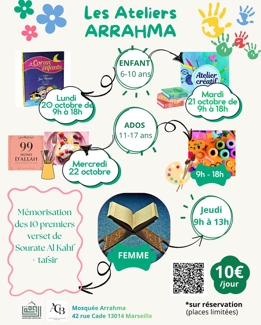Ateliers Vacances Octobre