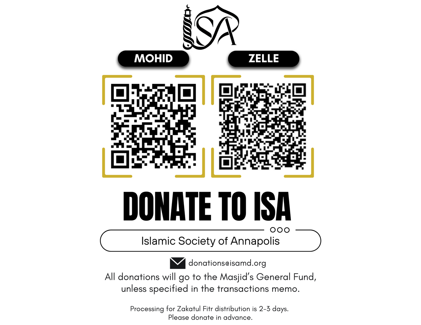 Donate to ISA!