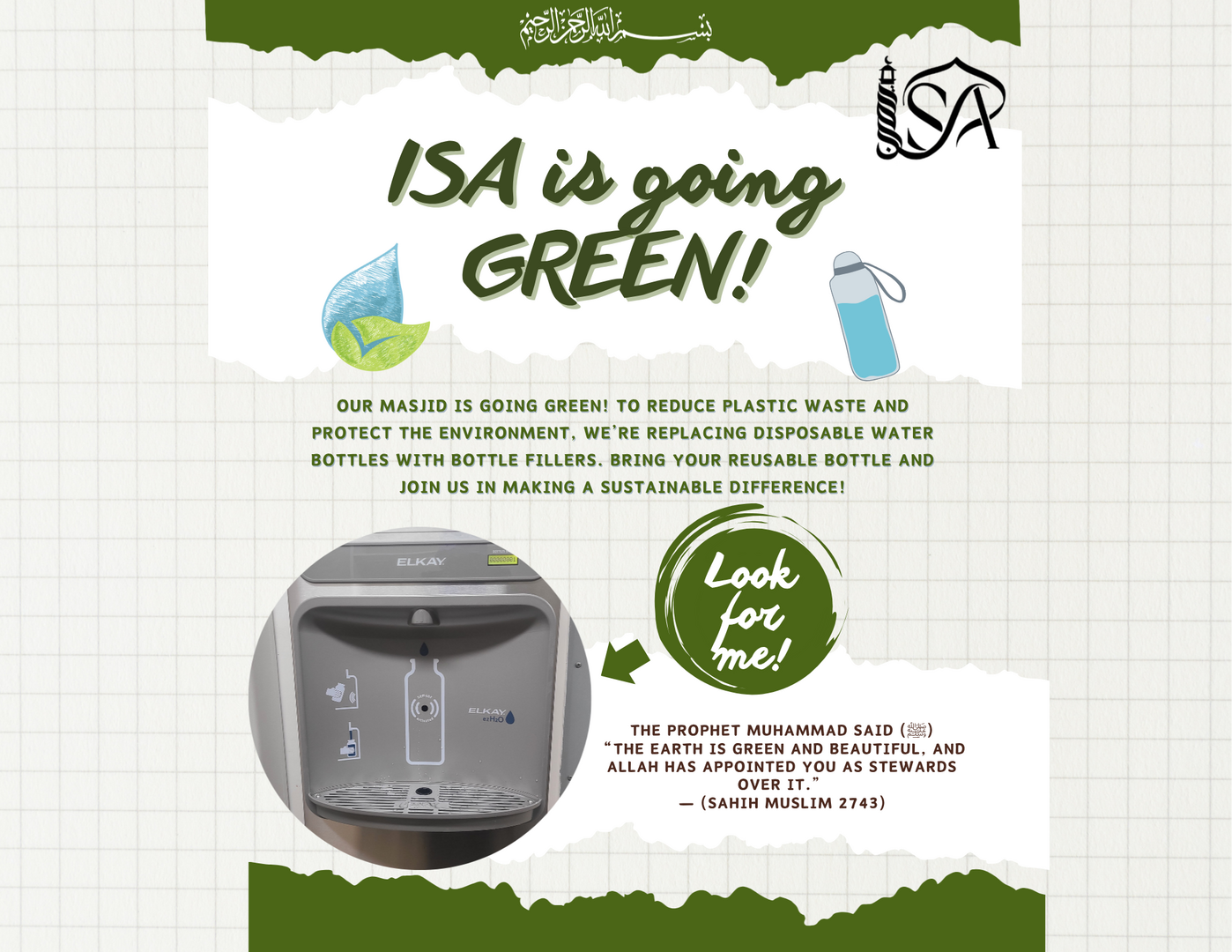 ISA is Going Green!