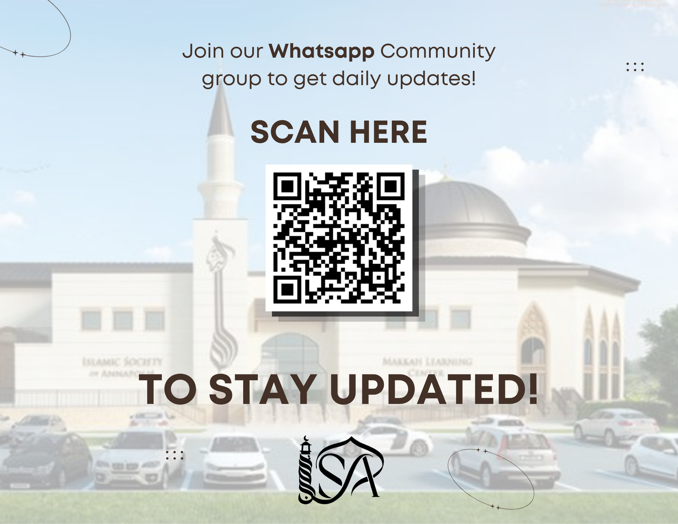 Stay Connected via Whatsapp!