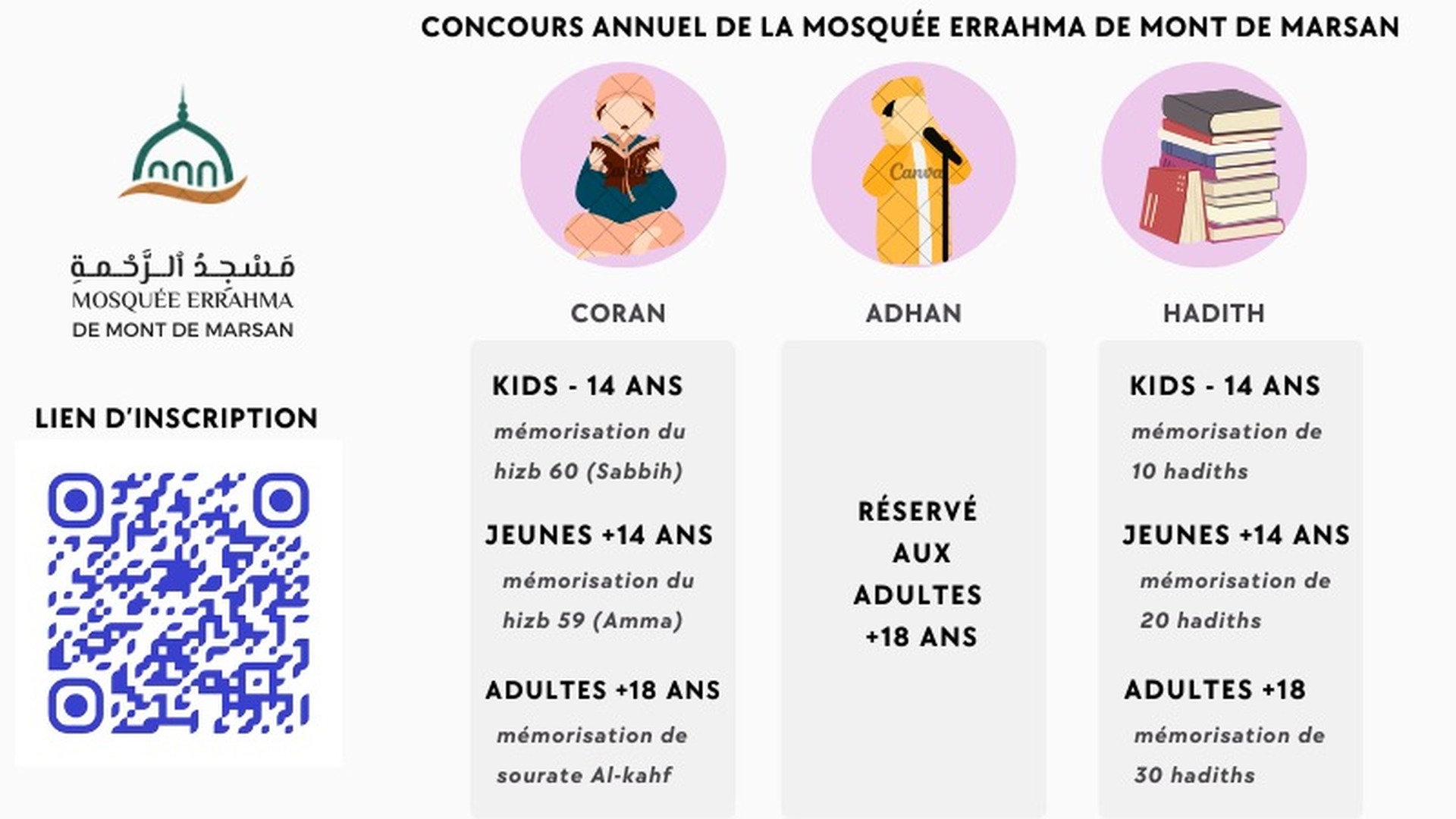 Votre mosquée vous informe