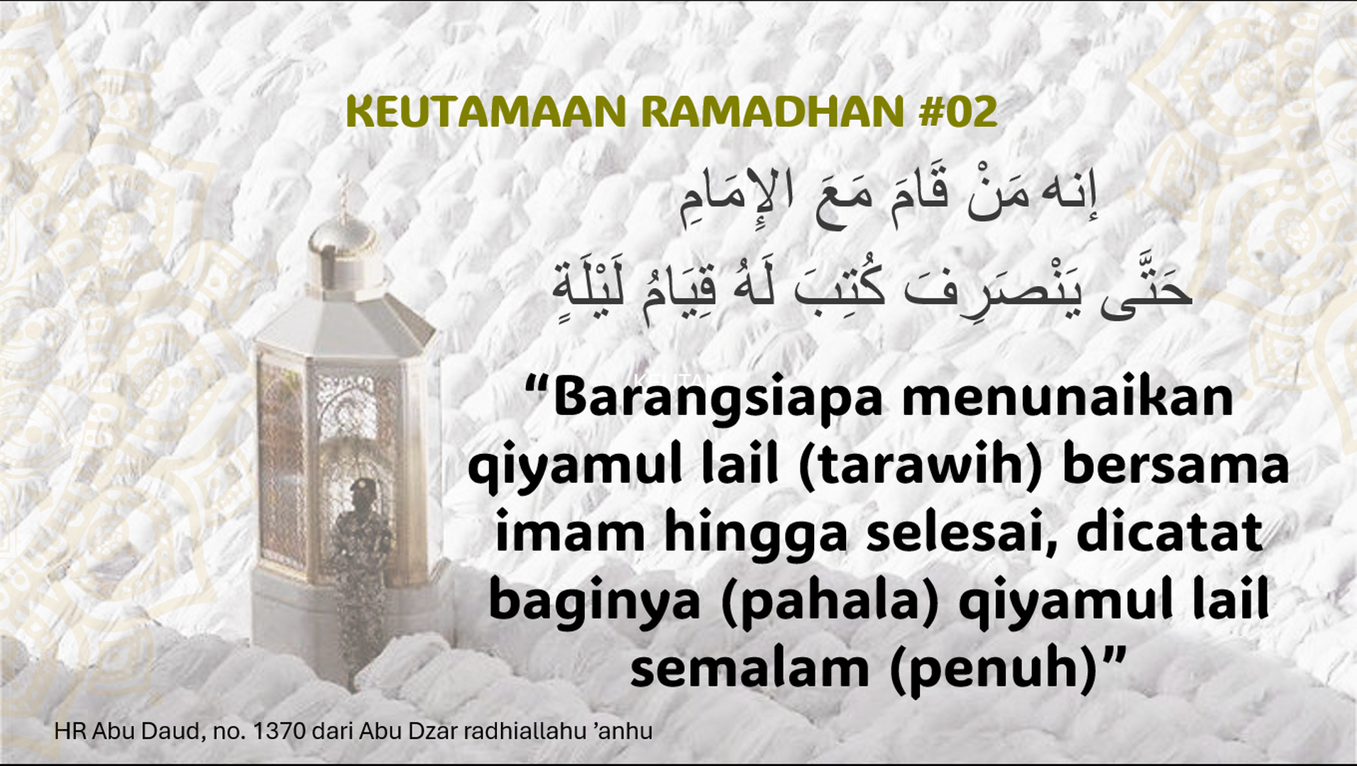 Keutamaan Ramadan 02