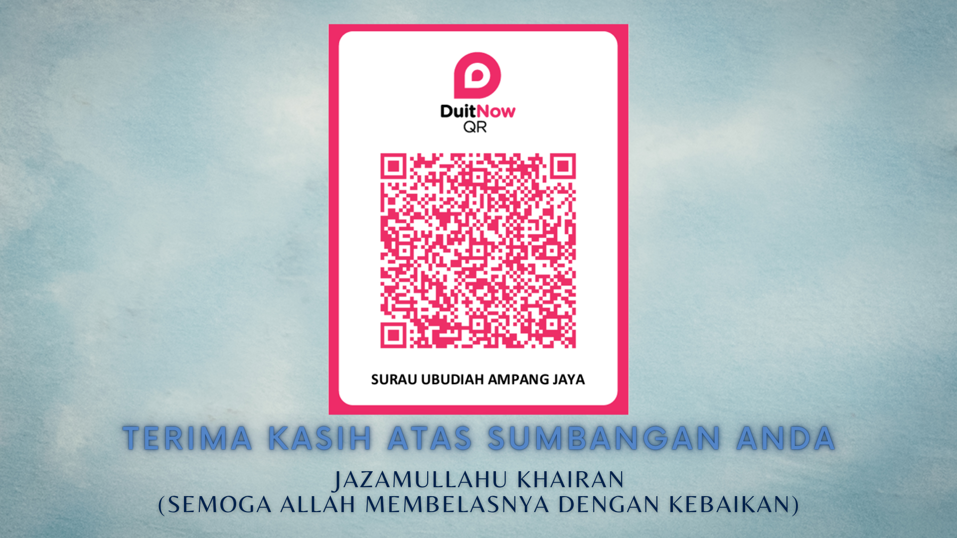 QR CODE SURAU UBUDIAH AMPANG JAYA