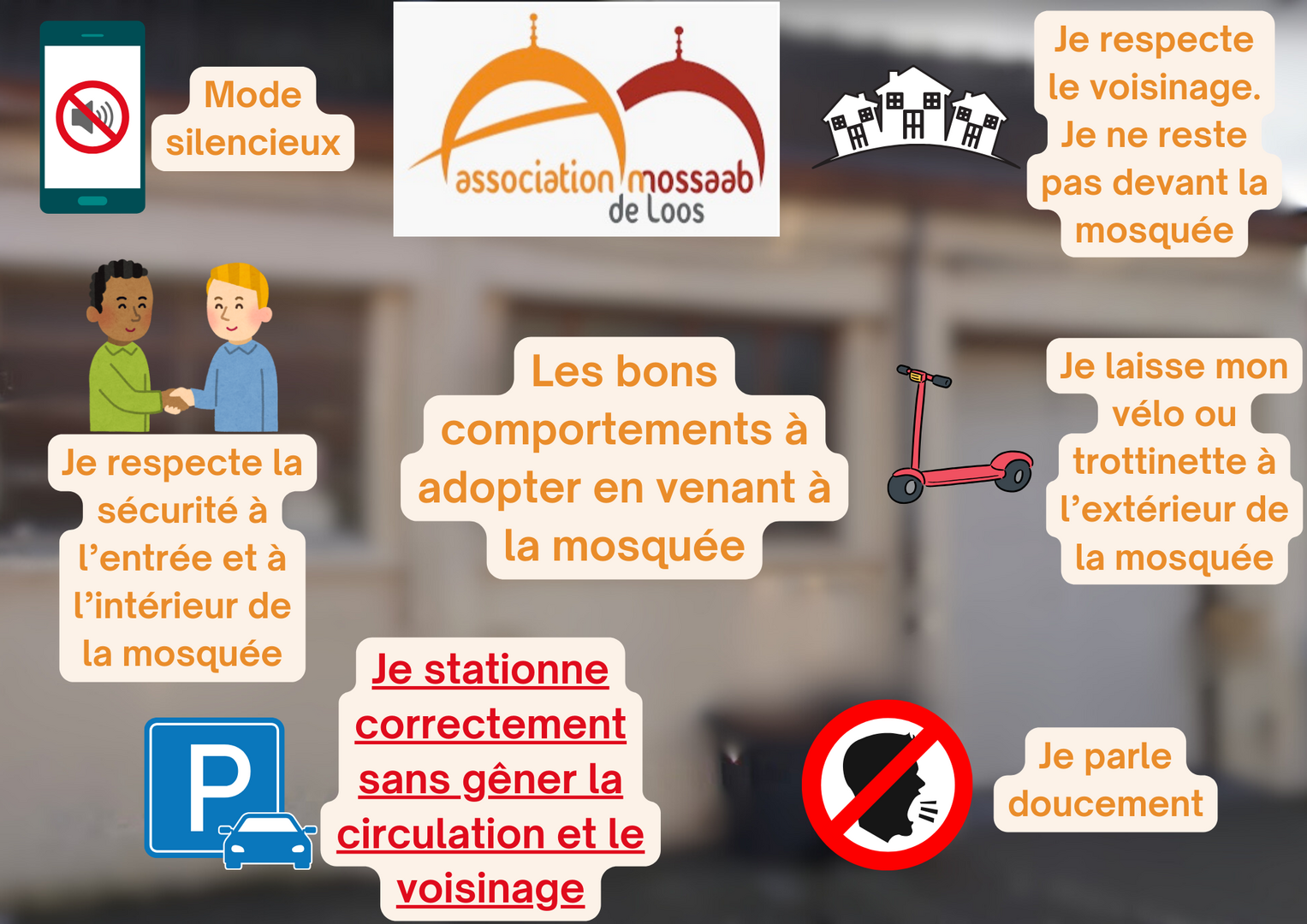 Le bon comportement à la mosquée