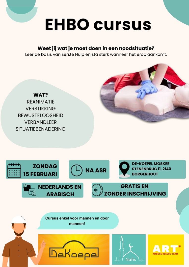 EHBO cursus NL broeders 15 februari