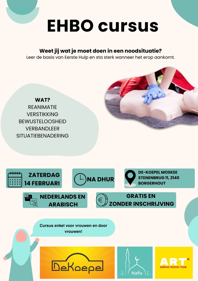 EHBO cursus NL zusters 14 februari