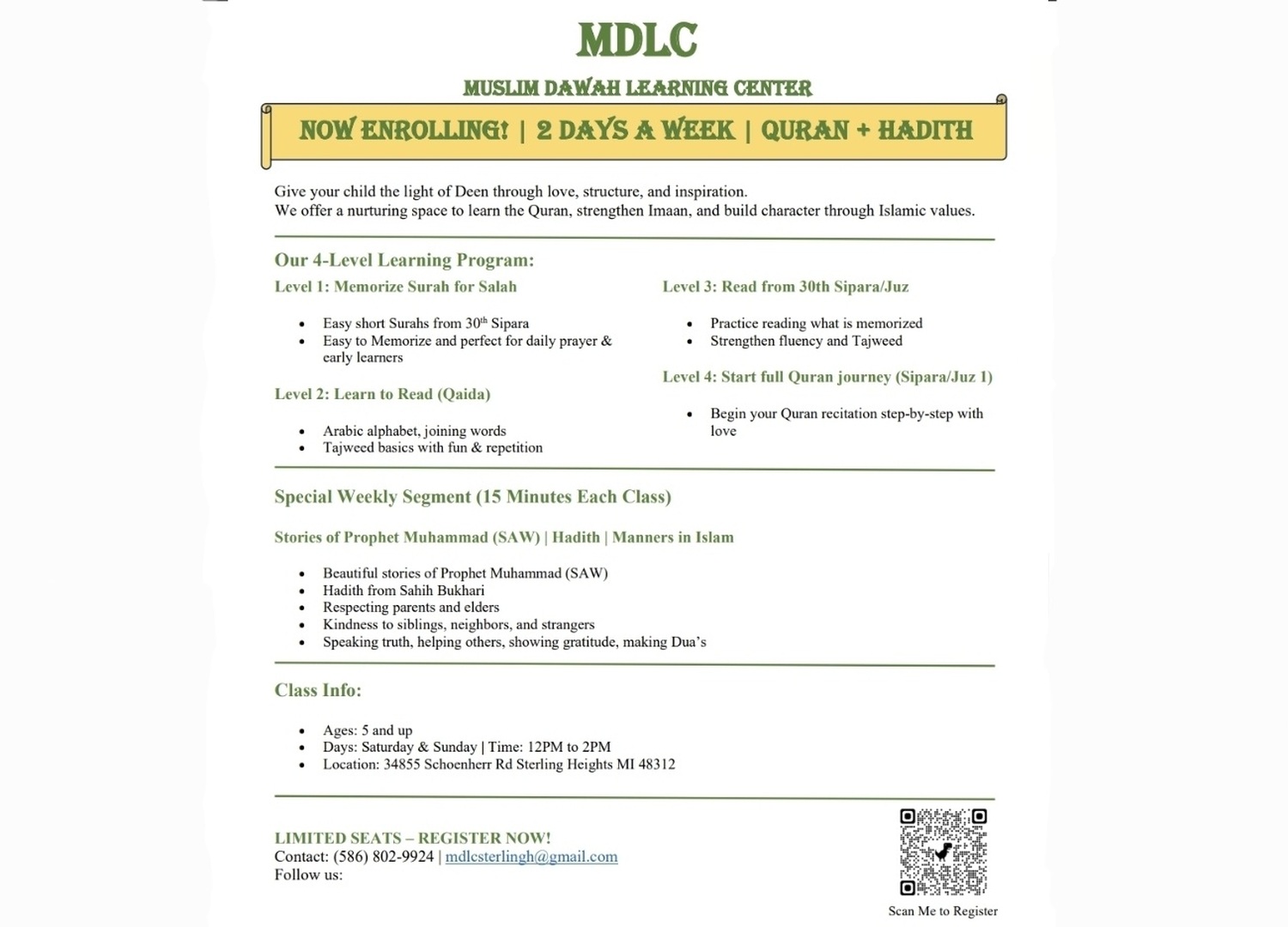 Maktab Syllabus