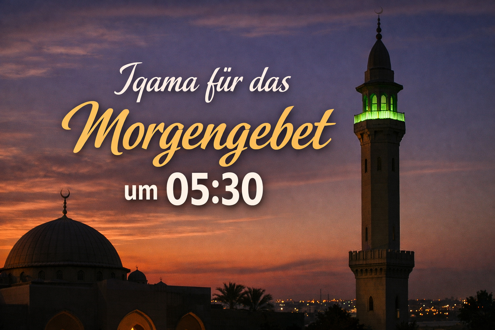 Iqama Morgengebet