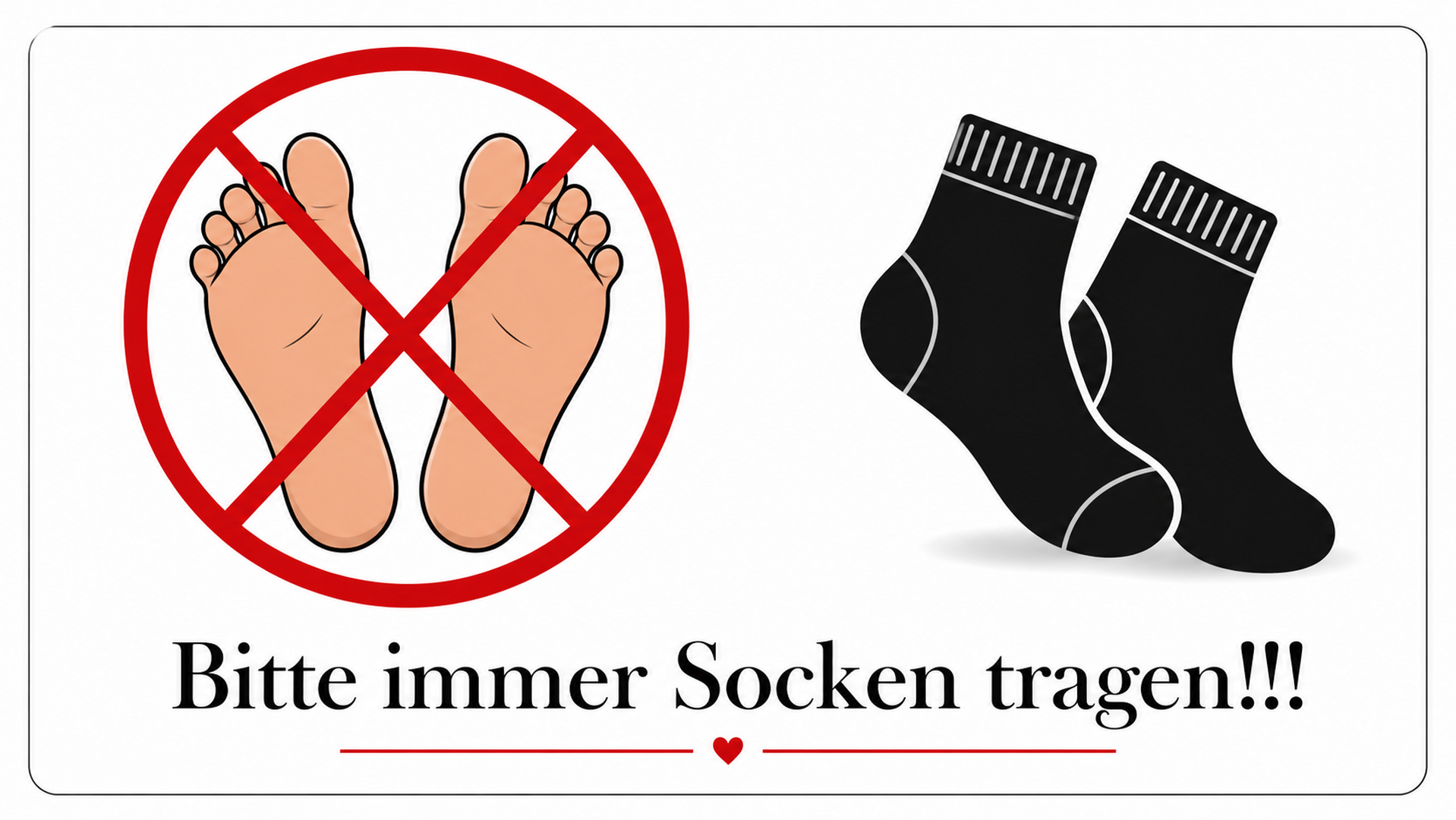 Socken tragen