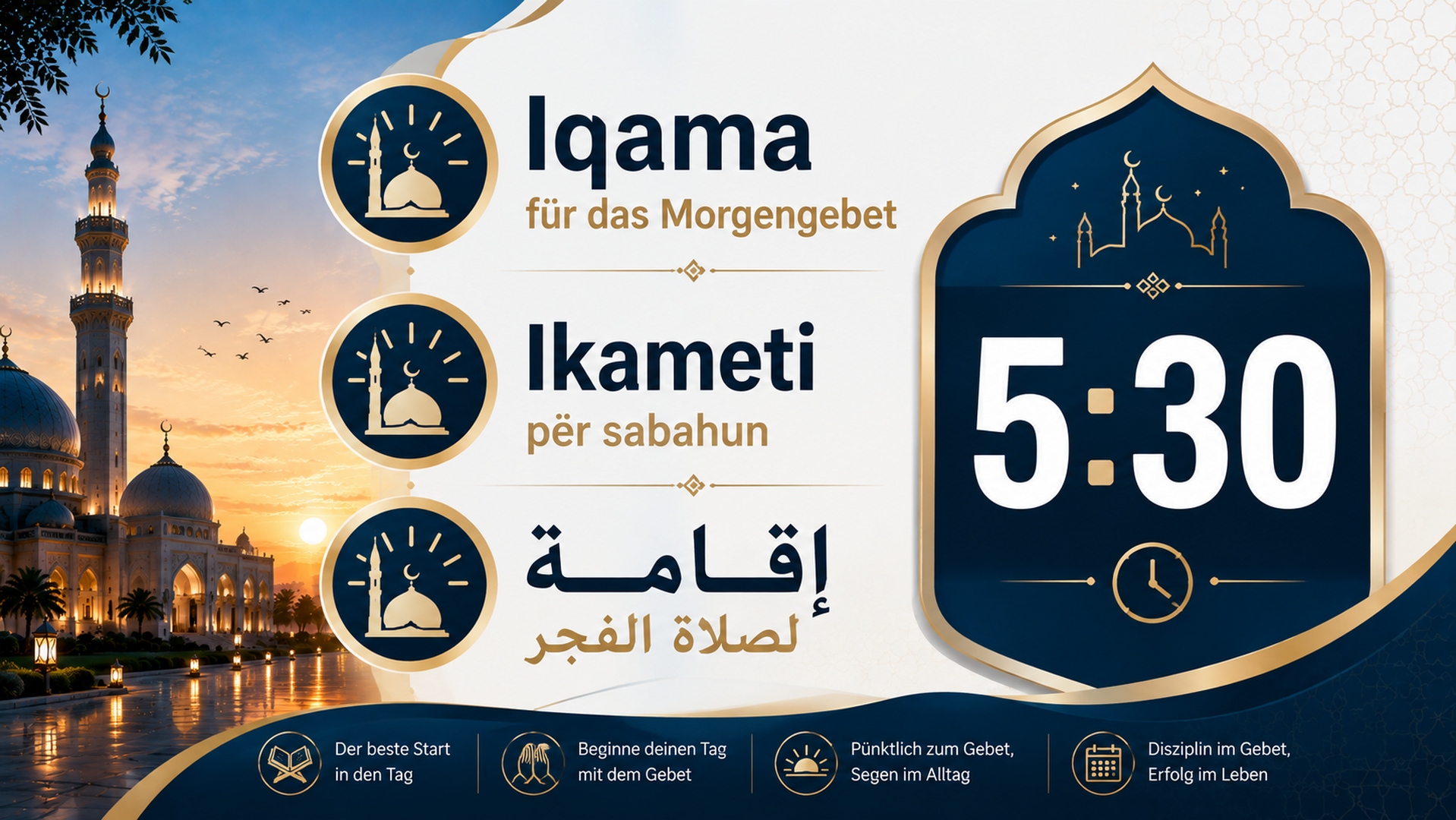 Iqama Morgengebet