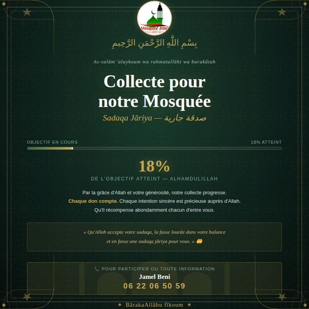 Avancement récolte