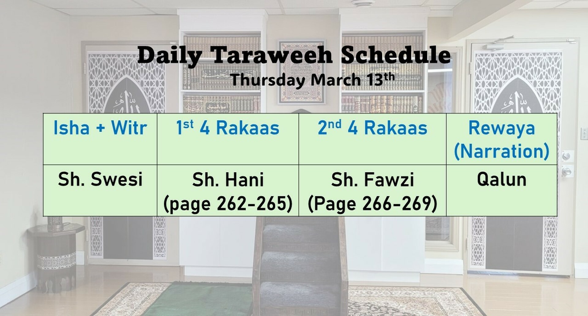 Taraweeh