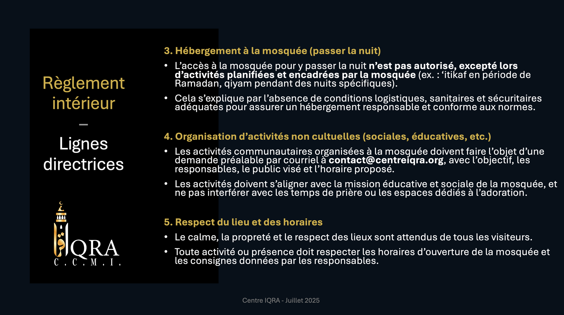 Règlement Intérieur 2/2