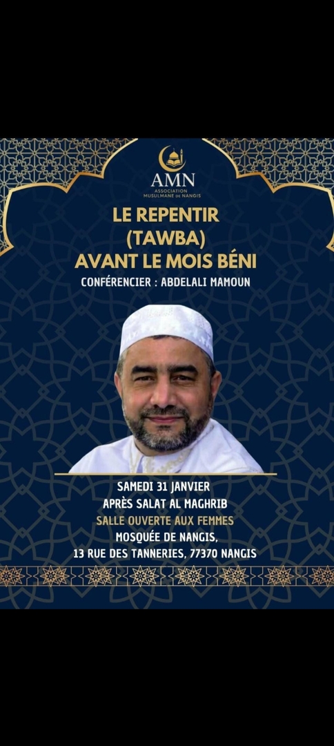 Conférence Samedi 31 janvier 2026