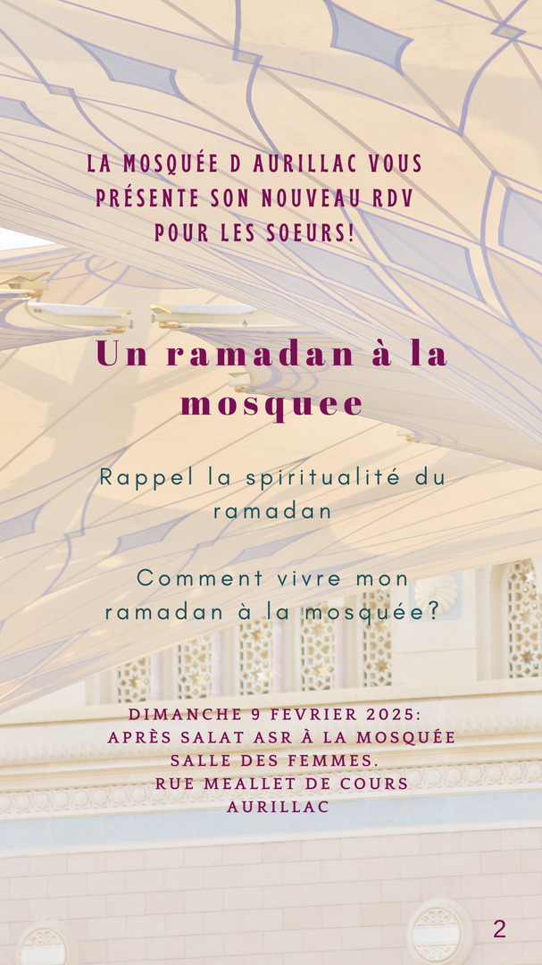 Assises Soeurs ramadan