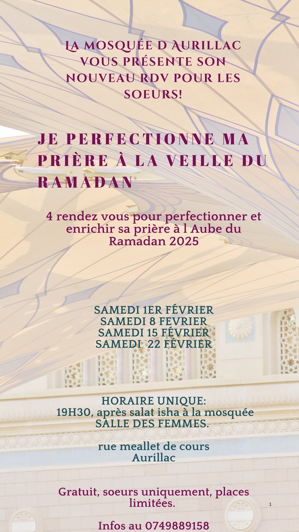 Assises soeurs Perfectionnement Prière