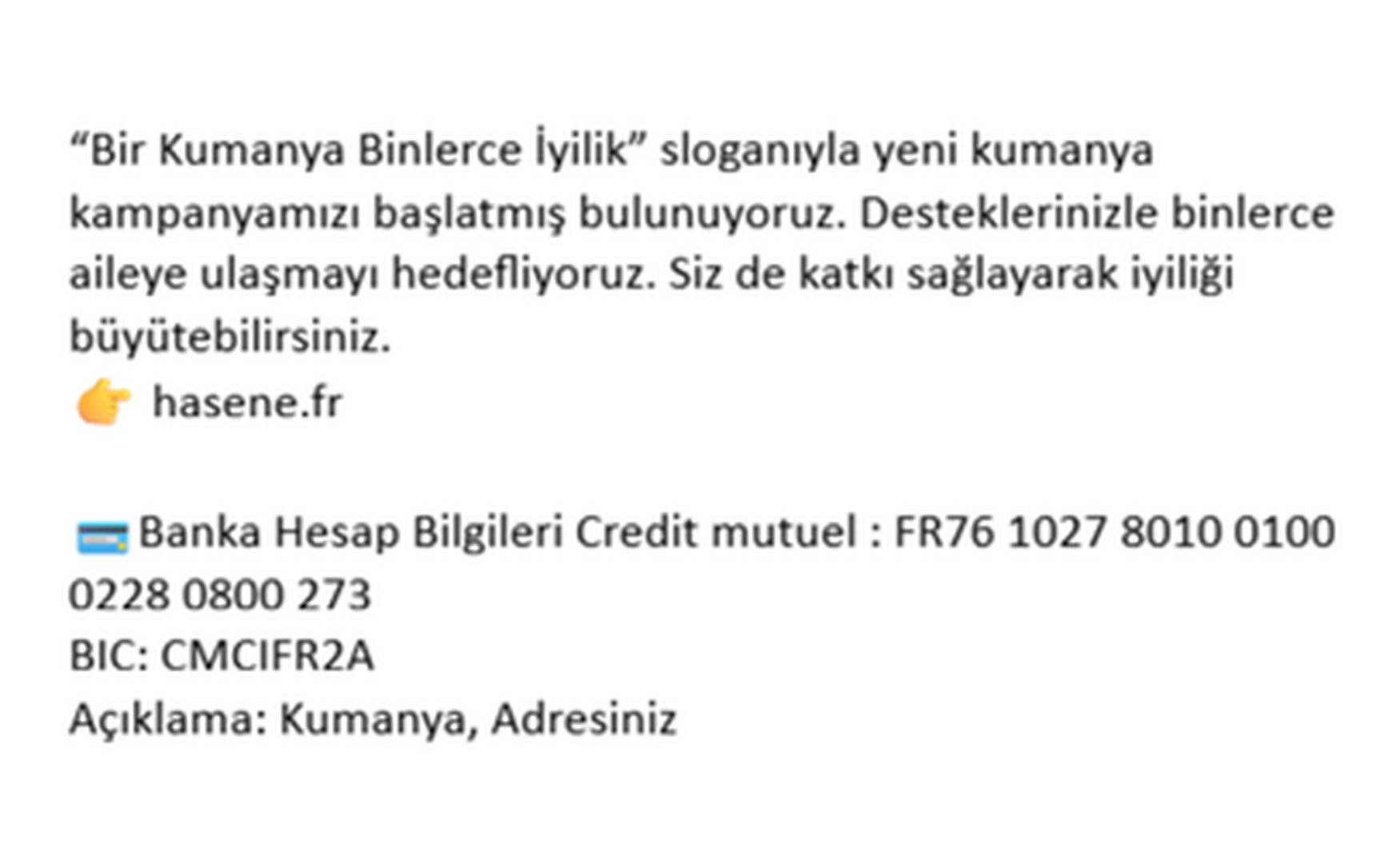 KUMANYA KAMPANYASI 2026