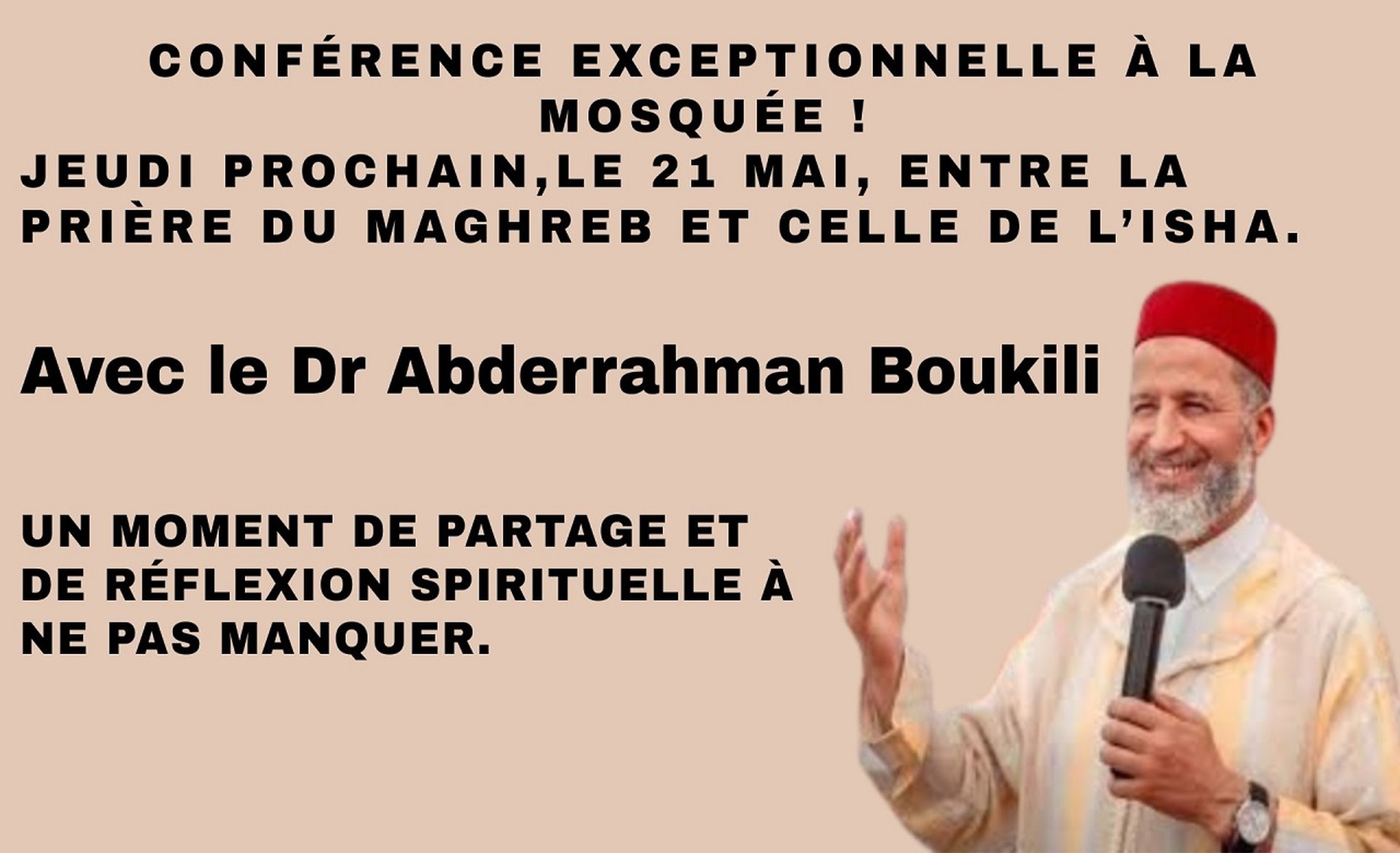 Conférence du Docteur Boukili