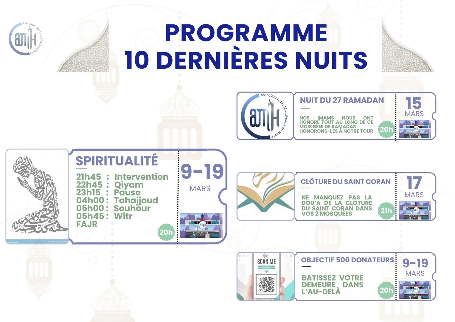 programme 10 dernieres nuits