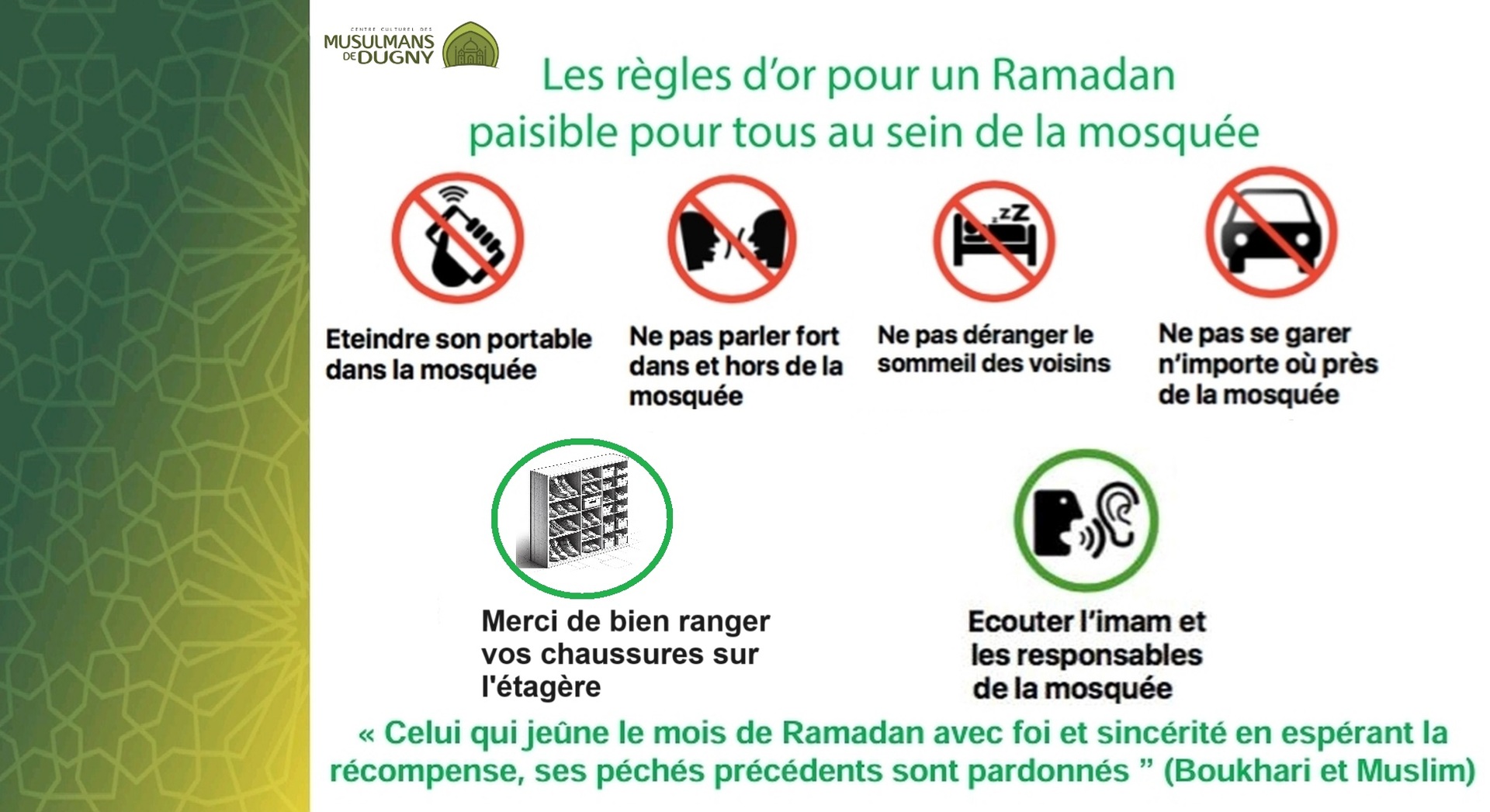 Informations mosquée