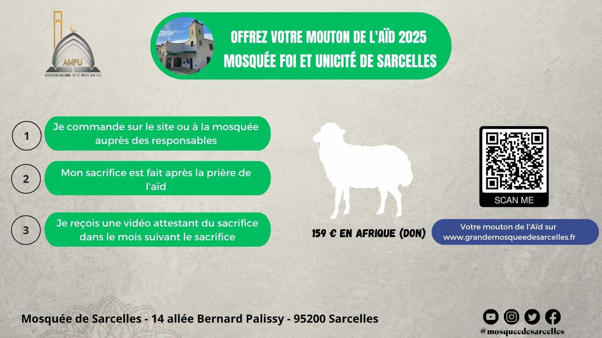 Offrez votre mouton de l'Aïd