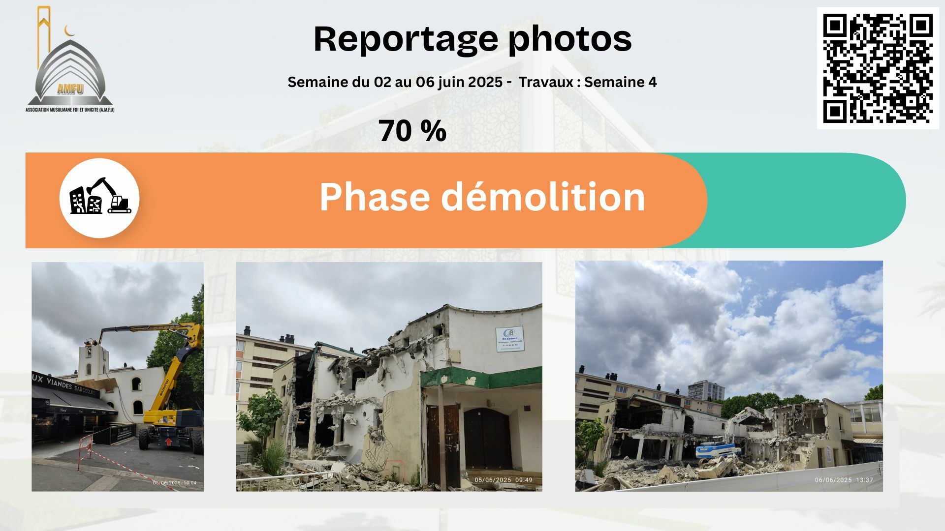 Reportage photos Travaux