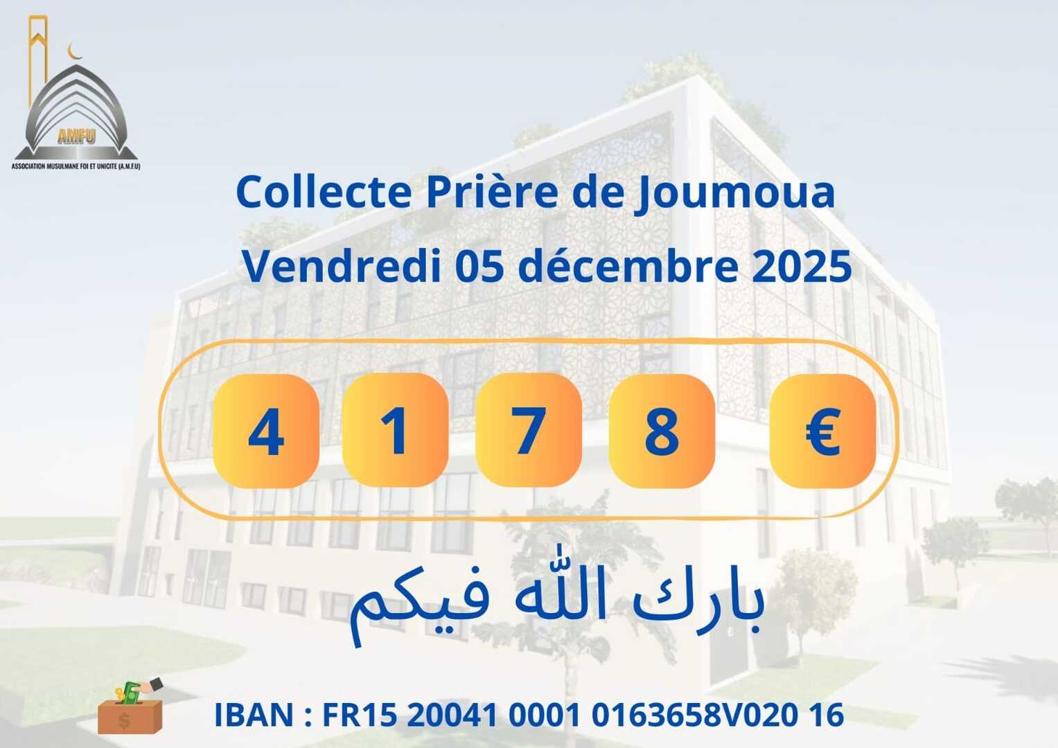 collecte prière du vendredi