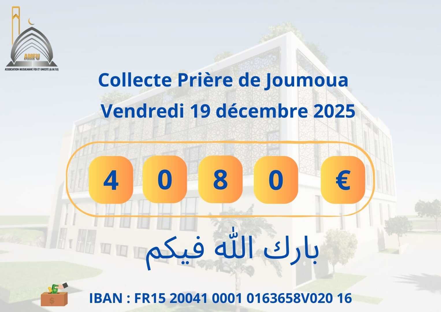 collecte prière du vendredi