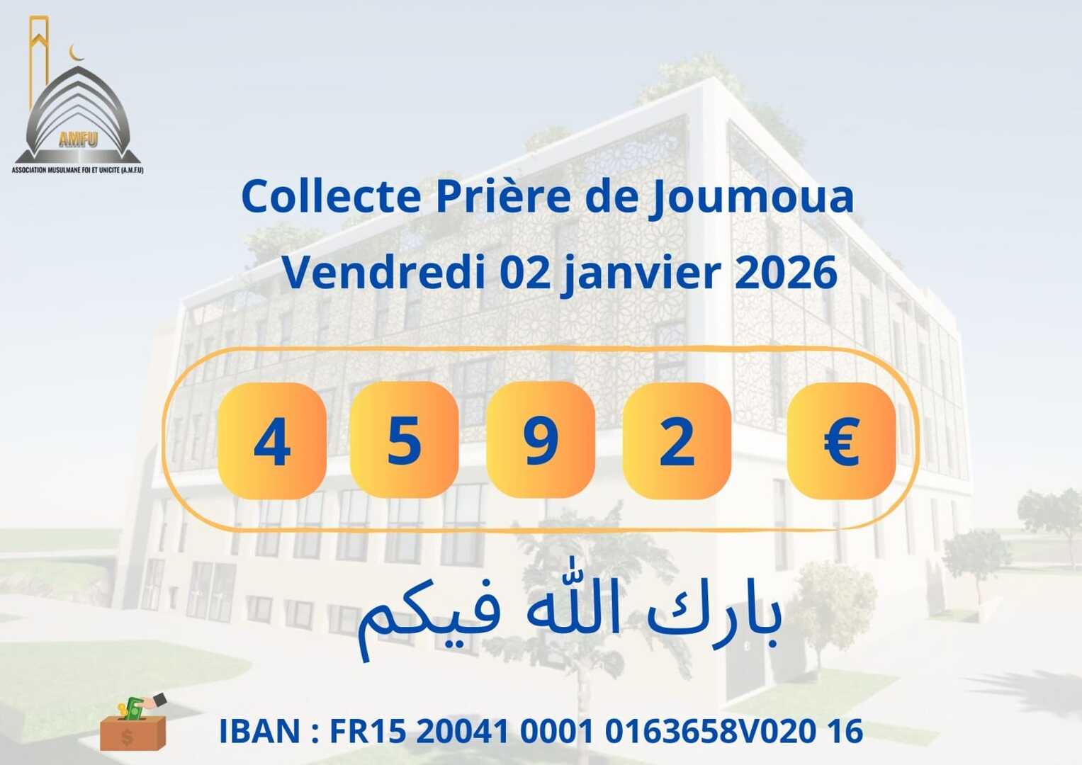 collecte prière du vendredi