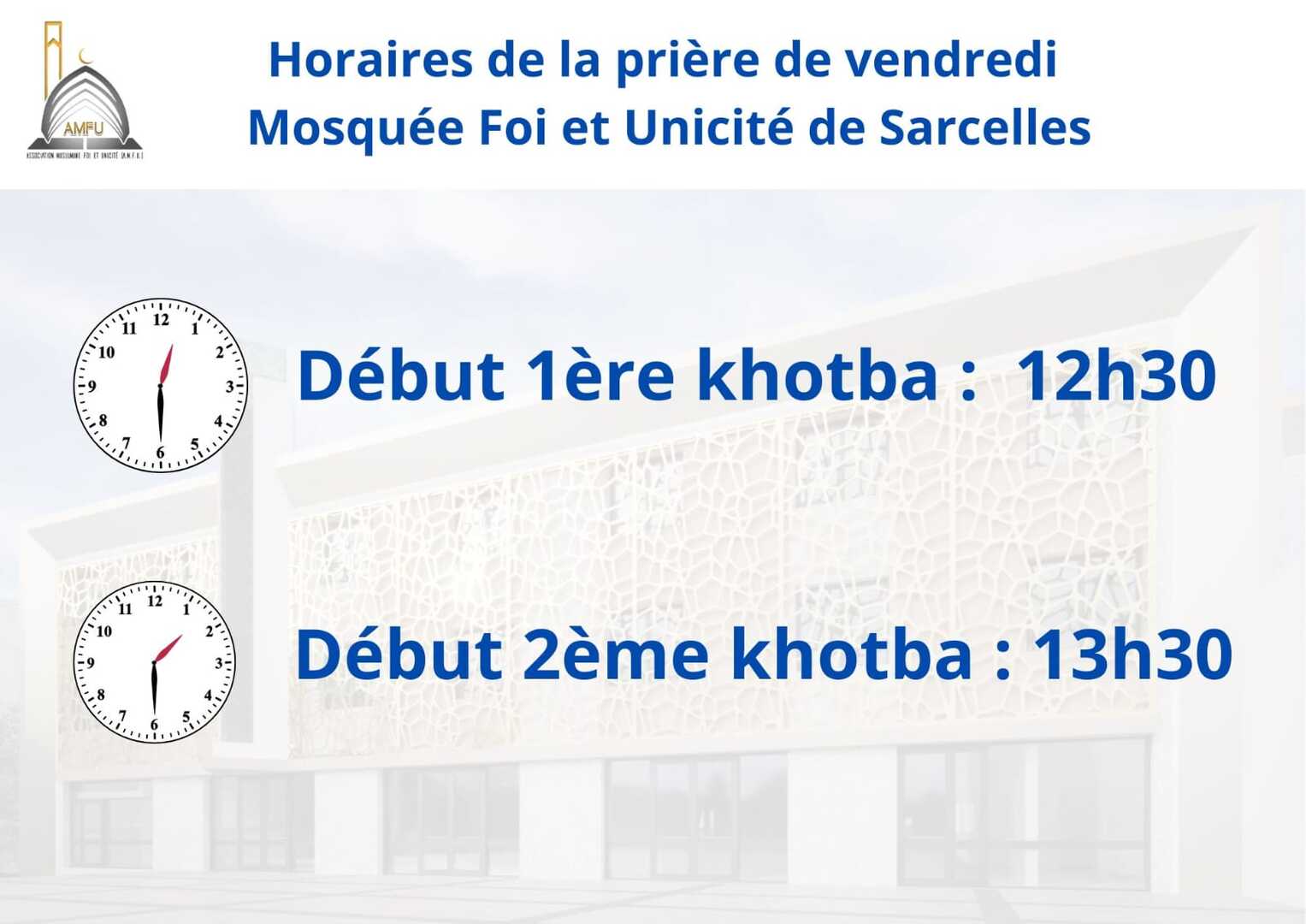 horaires joumoua