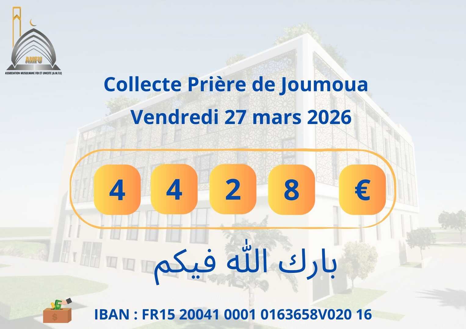 collecte prière du vendredi