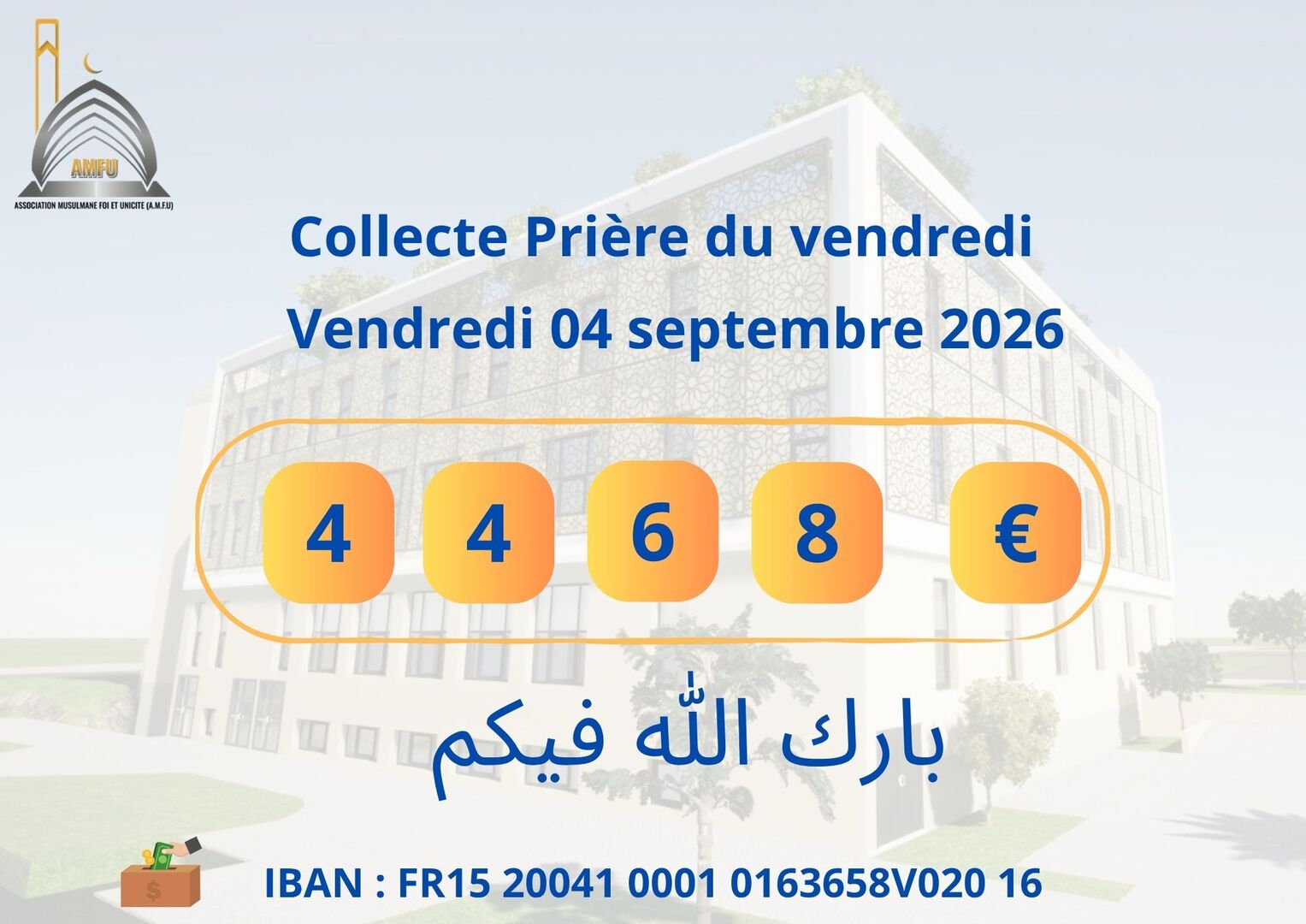 collecte prière du vendredi