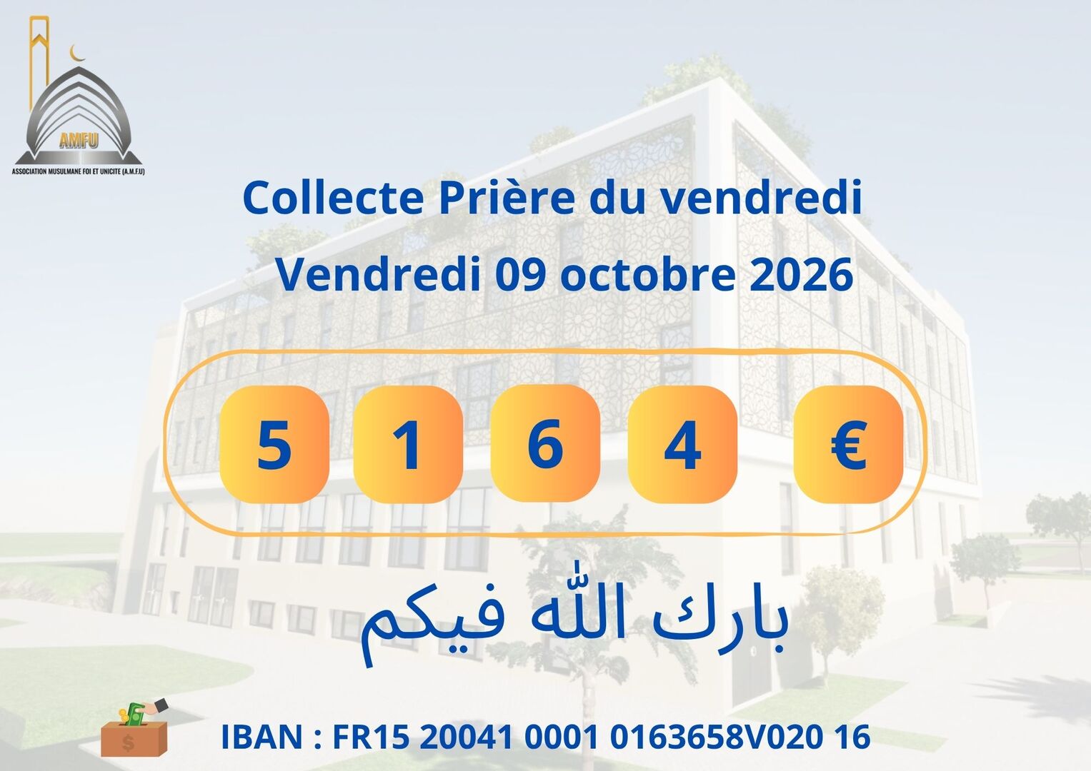 collecte prière du vendredi