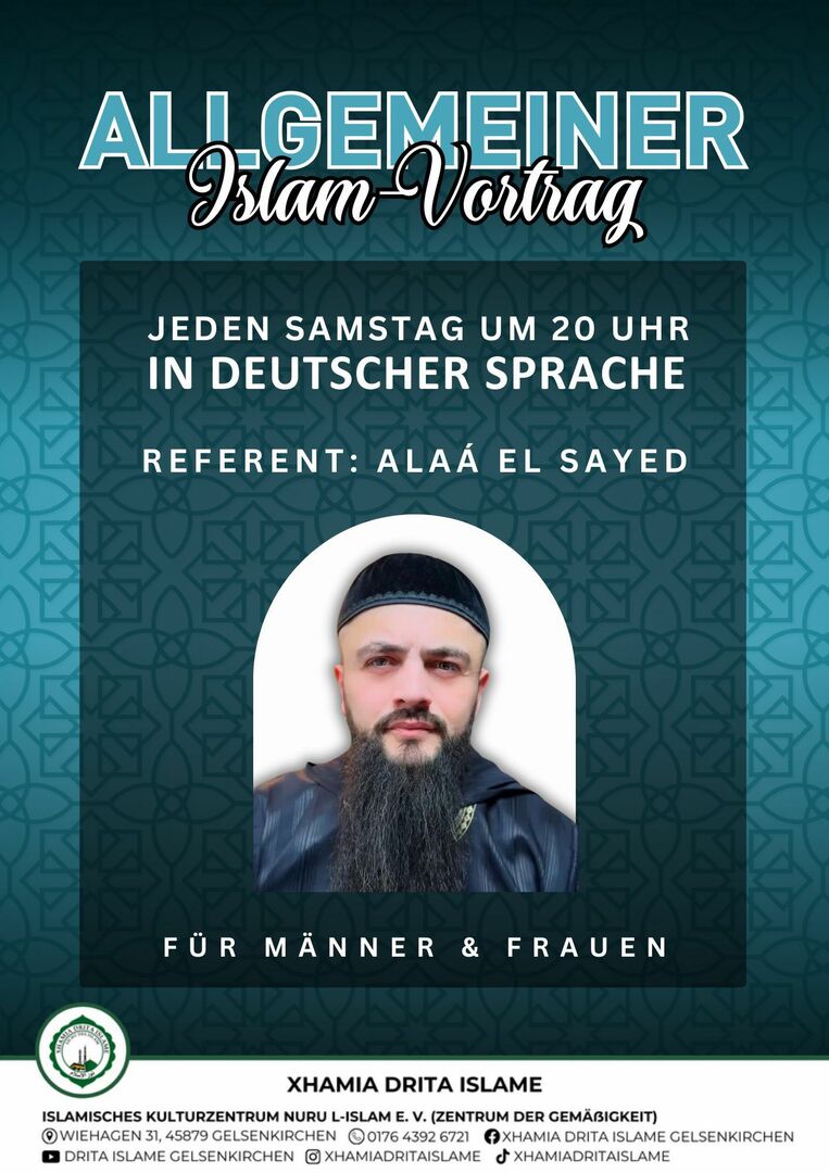 Jeden Samstag Islam-Vortrag