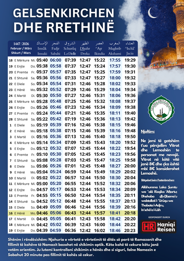 Ramadân-Kalender