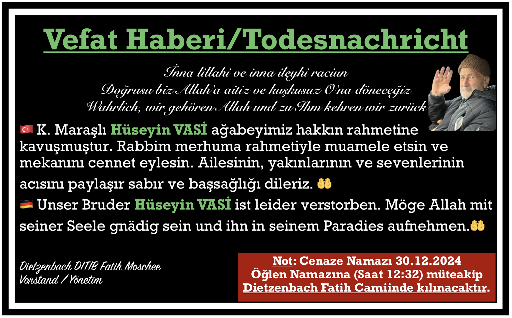 Todesnachricht_Hüseyin_Vasi