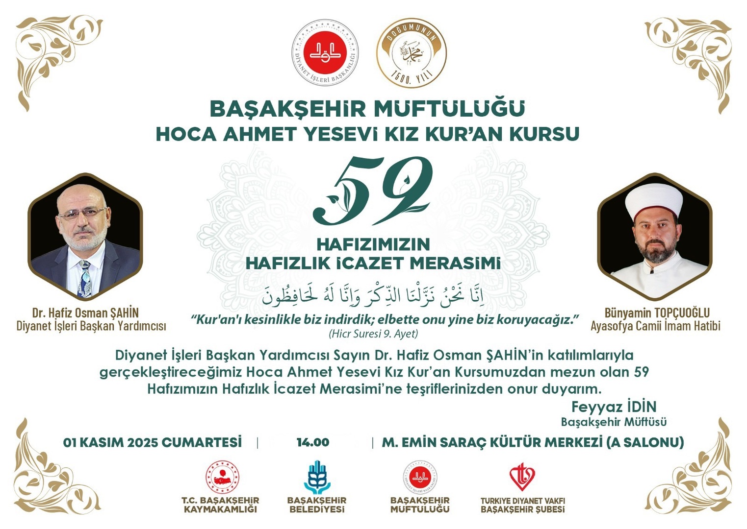 HAFIZLIK İCAZET MERASİMİ