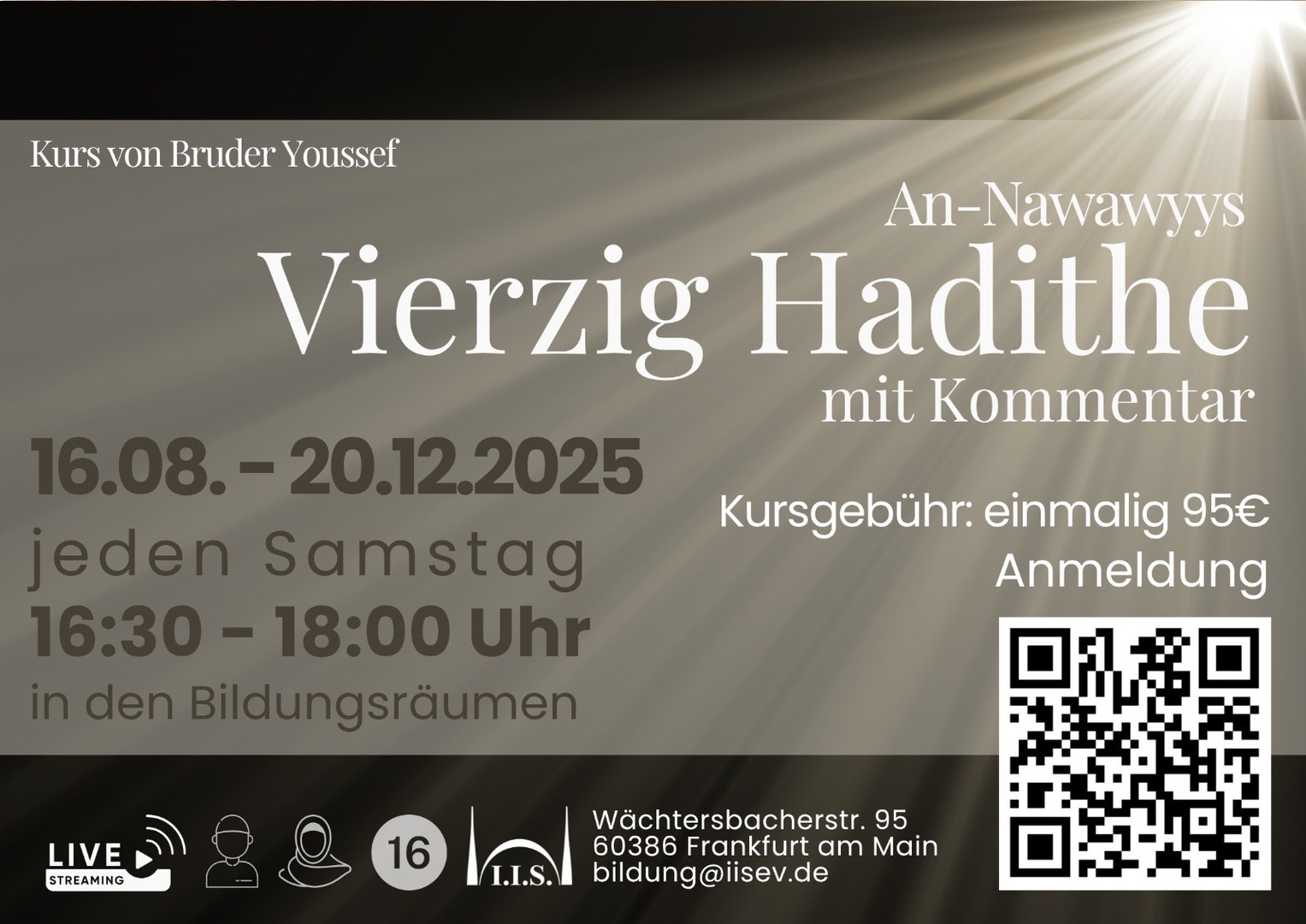 Kurs - An-Nawawyys 40 Hadithe