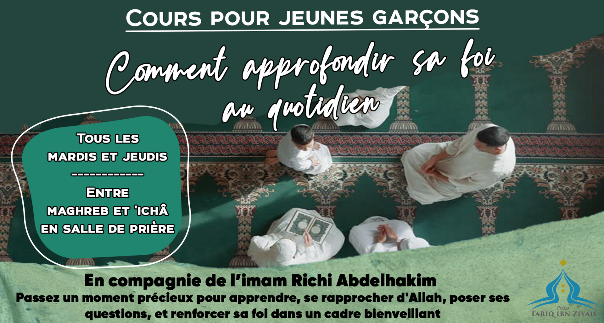 Cours jeunes garçon mardi & jeudi