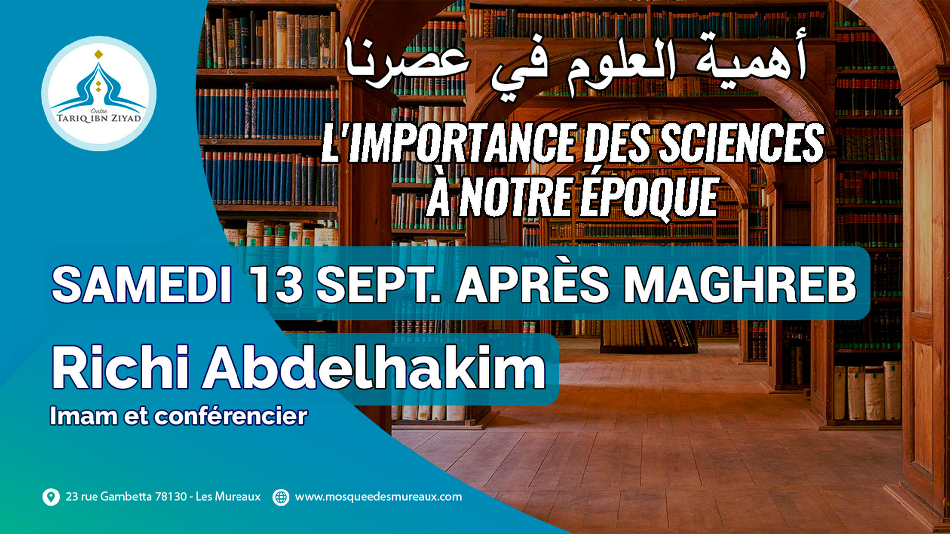 Conf. Richi Abdelhakim sam. 13/09 maghre