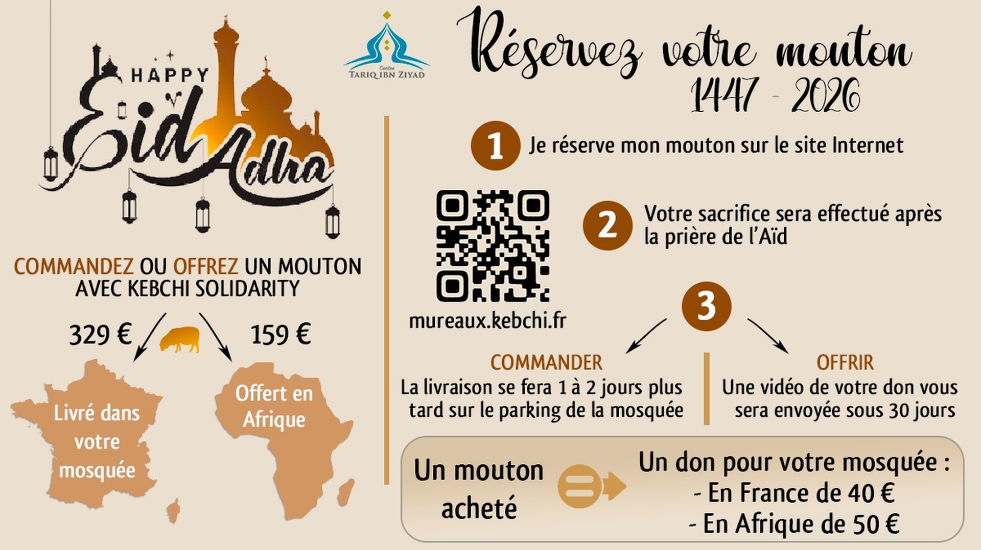 Réservez votre mouton de l'Aïd