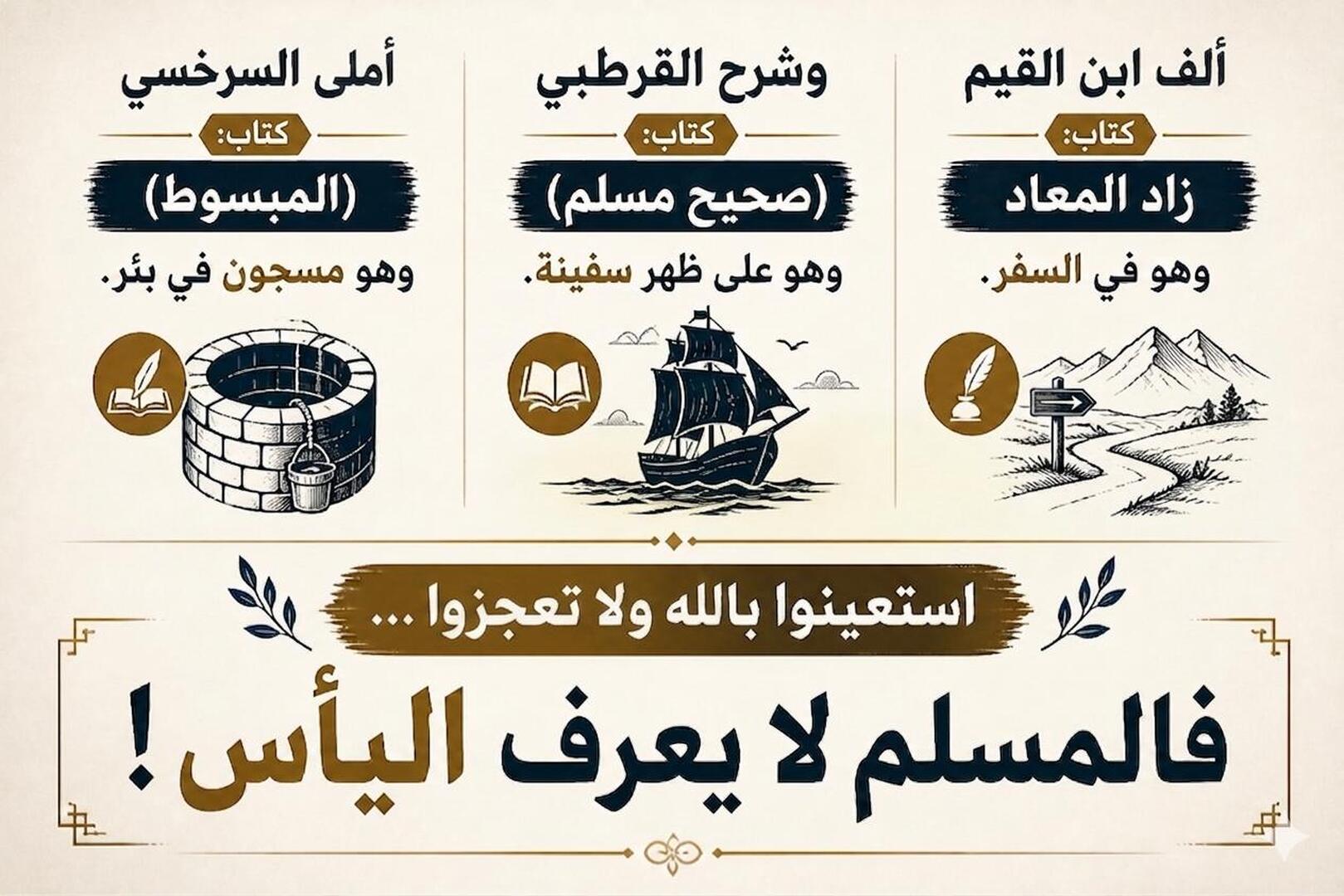 مسلم لا يعرف  اليأس