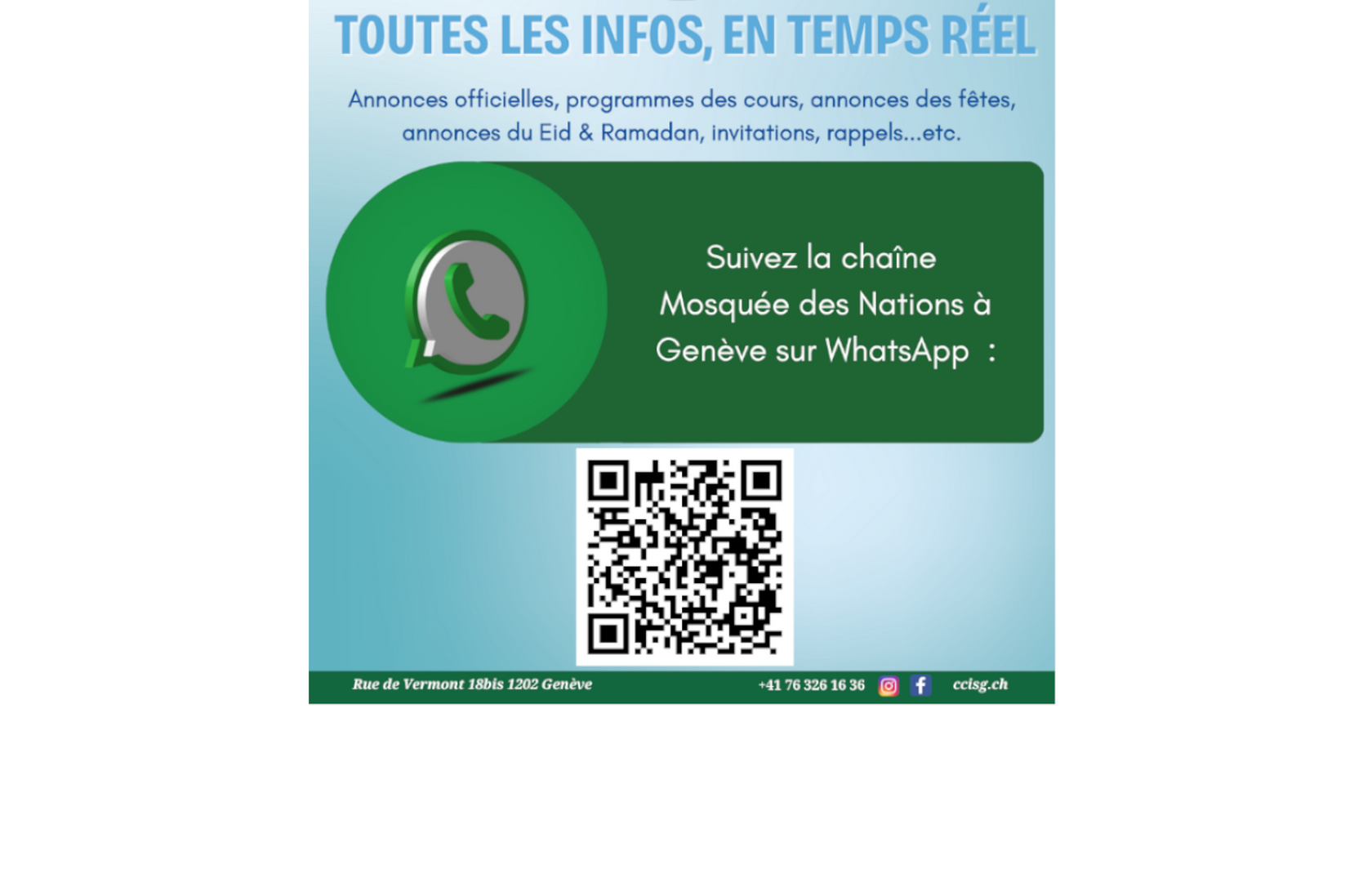 Suivre notre chaine Whatsapp