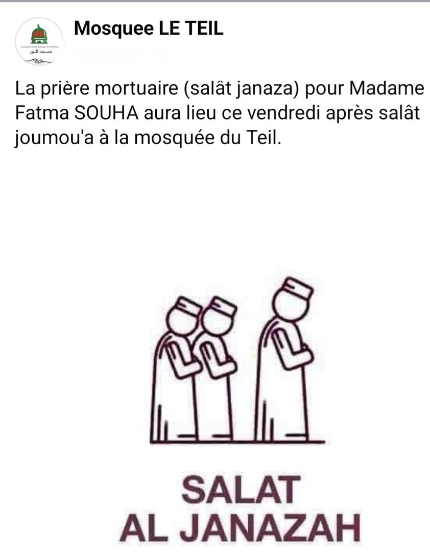 Salât janaza/ صلاة جنازة