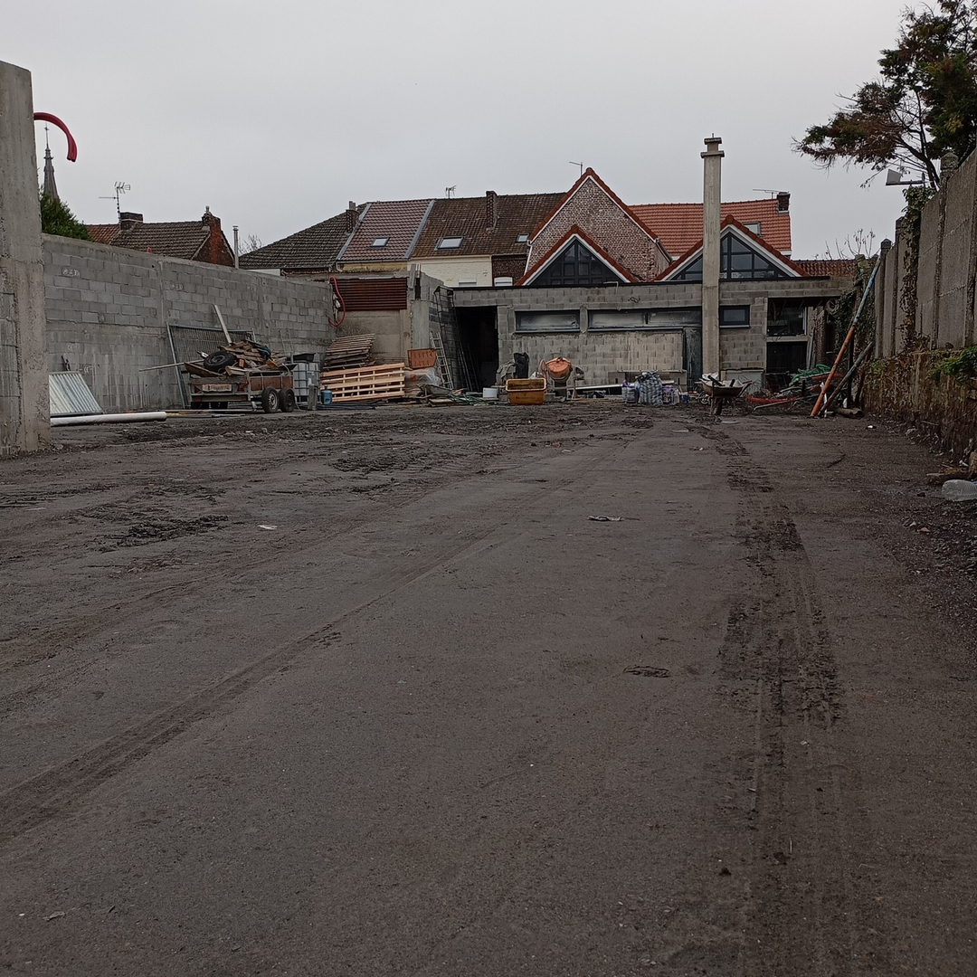 Avancement du parking