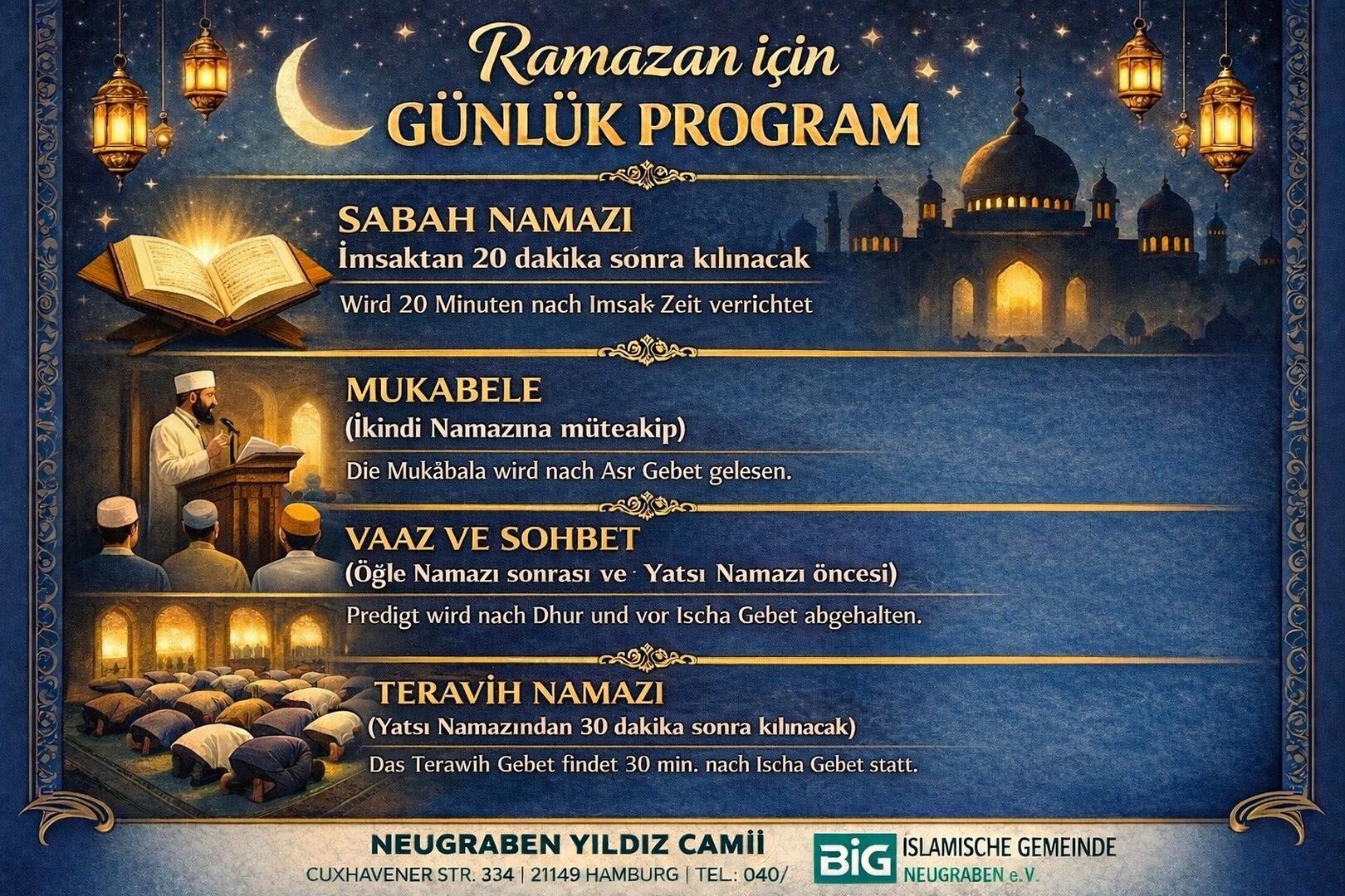 Ramazan Günlük Programlar