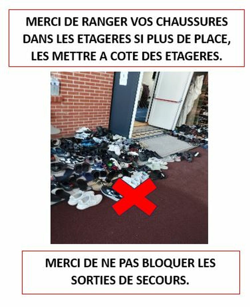 RANGEMANT CHAUSSURE