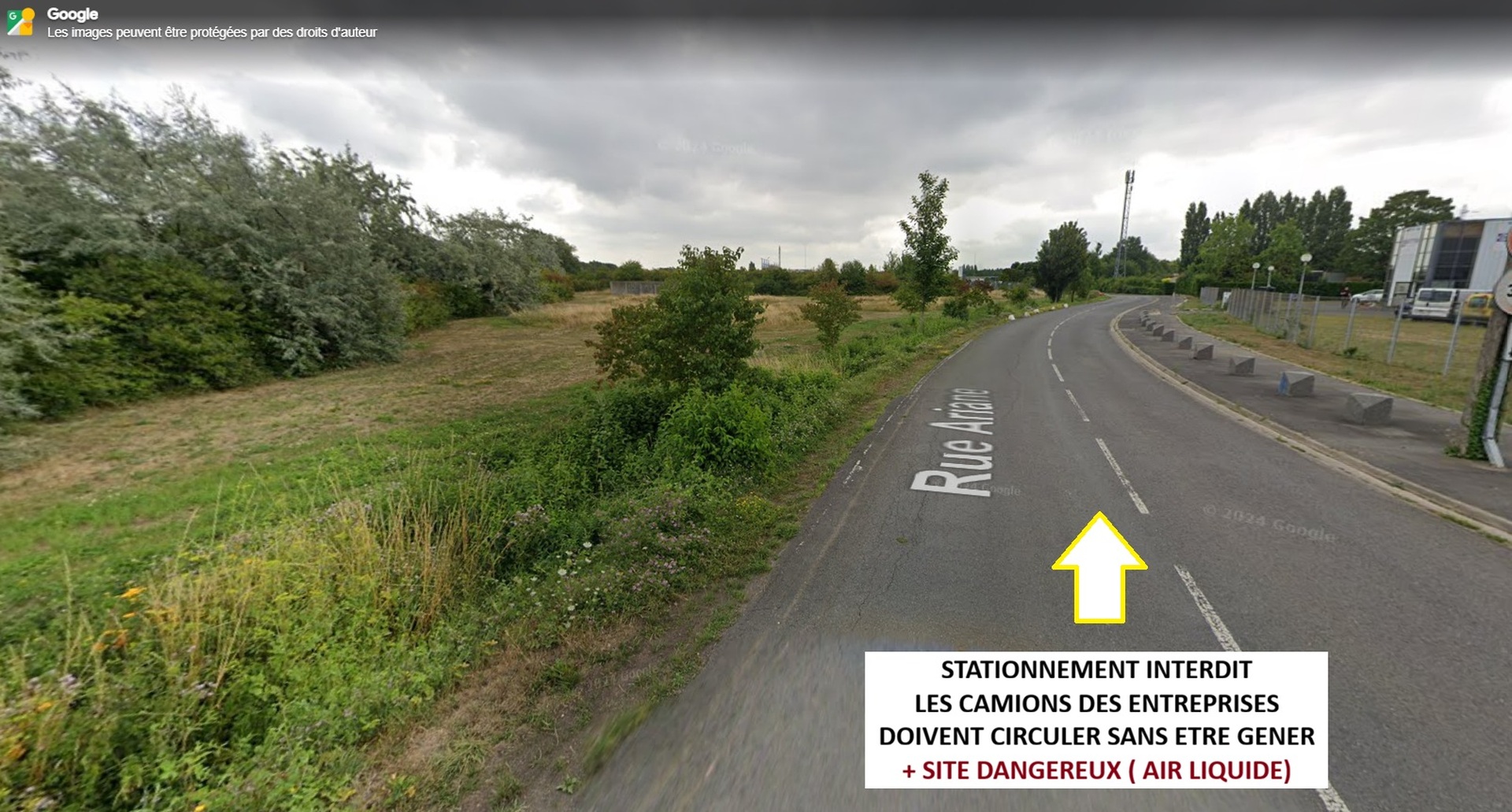 Stationnement AIR LIQUIDE