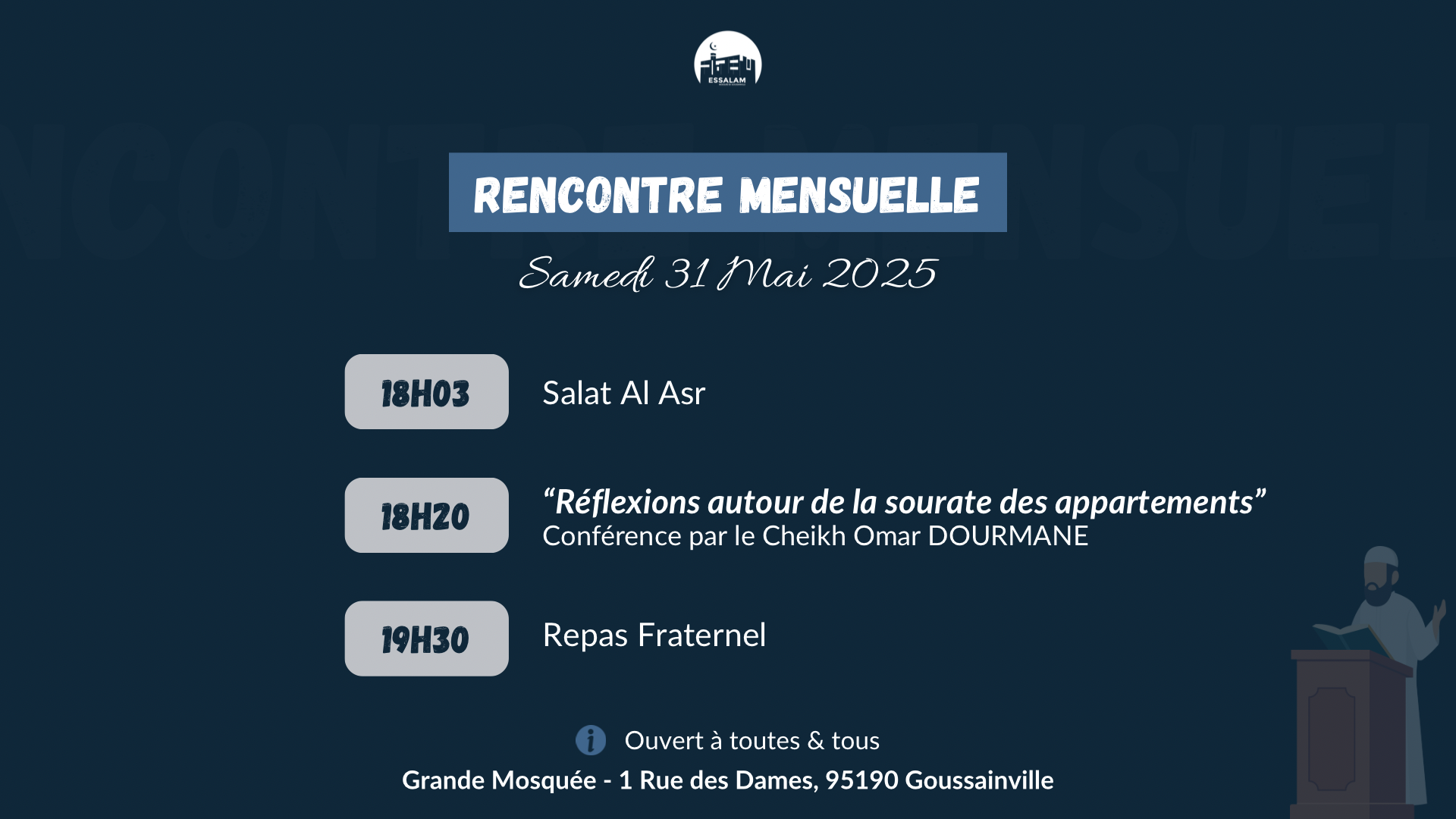 Rencontre Mensuelle - Mai 2025
